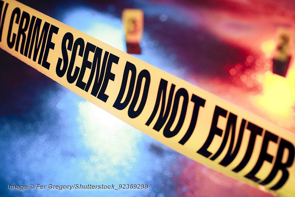 Photo of a fresh crime scene © Fer Gregory/Shutterstock