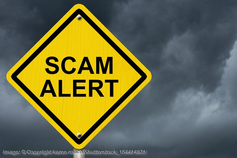 Scam Alert Sign - Image: © Copyright karen roach/Shutterstock