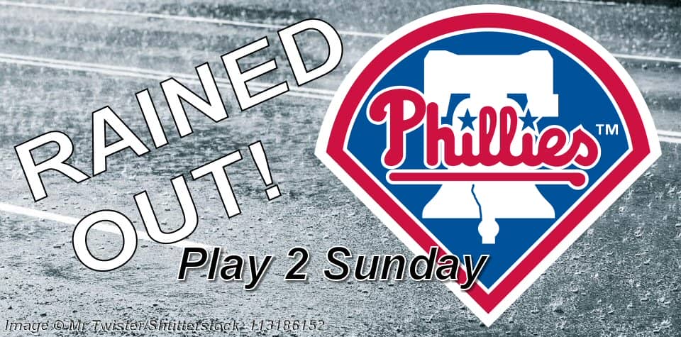 Phillies-RainedOutHeavy Rain on Street - Image© Mr Twister/Shutterstock_113186152