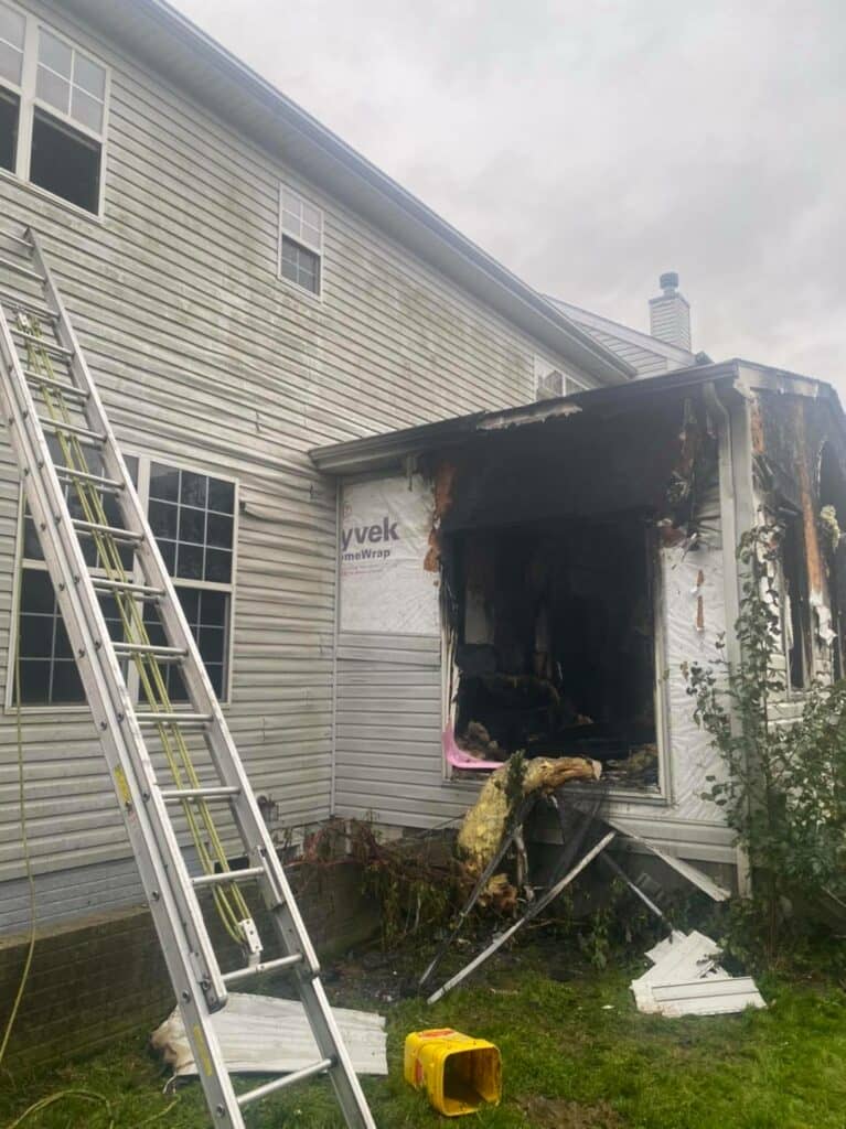 Photo courtesy of Magnolia Vol. Fire Co. (fire, Jonathan's Landing Oct. 25th)