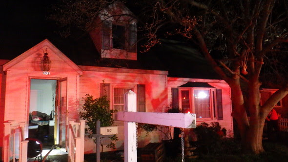 Cambridge Md. Bed and Breakfast Fire (photo courtesy of Maryland State Fire Marshal's Office)