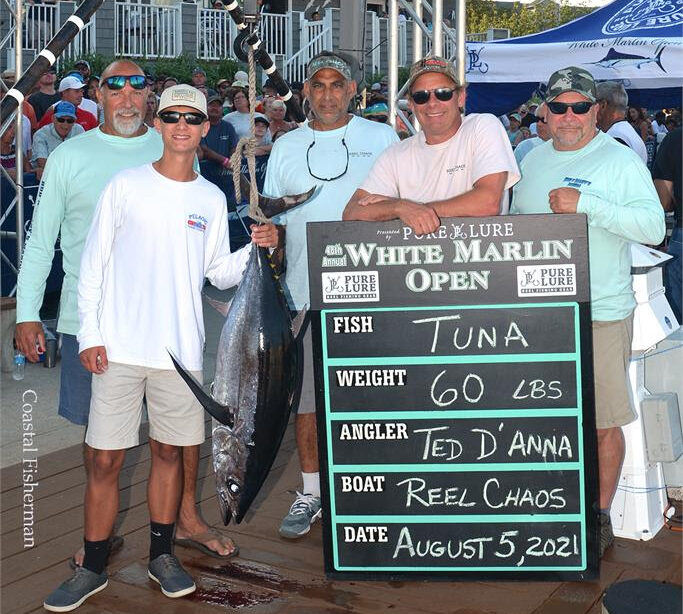 Photo courtesy of the White Marlin Open (Thursday tuna prize winner)