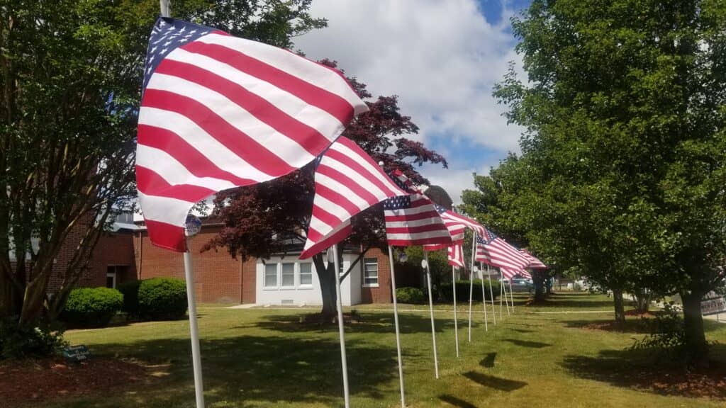 Flags for Heroes file photo, courtesy of Southern Sussex Rotary