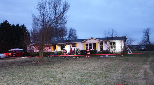 Fatal fire, Hurlock Md. (photo courtesy of Md. State Fire Marshal's Office)