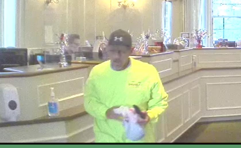 Laurel Police shared this surveillance photo of a suspect who robbed Bank of Delmarva Friday June 24th