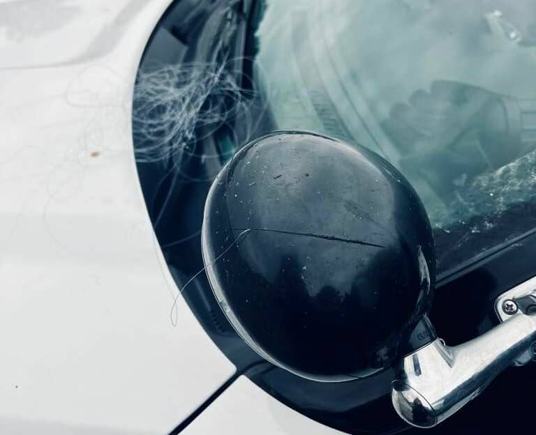 The Caroline County Sheriff's Office released this photo after a deputy encountered fishing line that was apparently strung across the Hunting Creek Bridge at Choptank