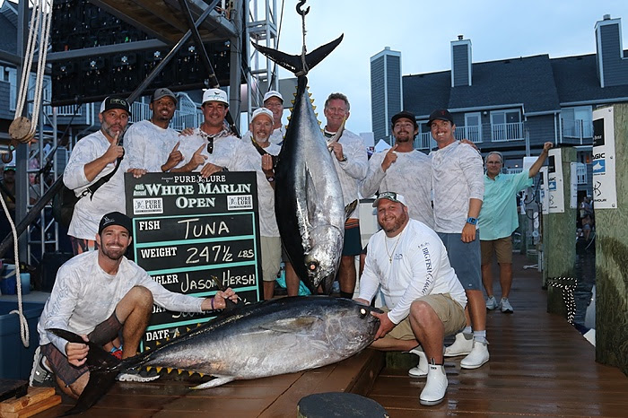 Southern Cs big tuna caught Aug. 10th, photo courtesy White Marlin Open