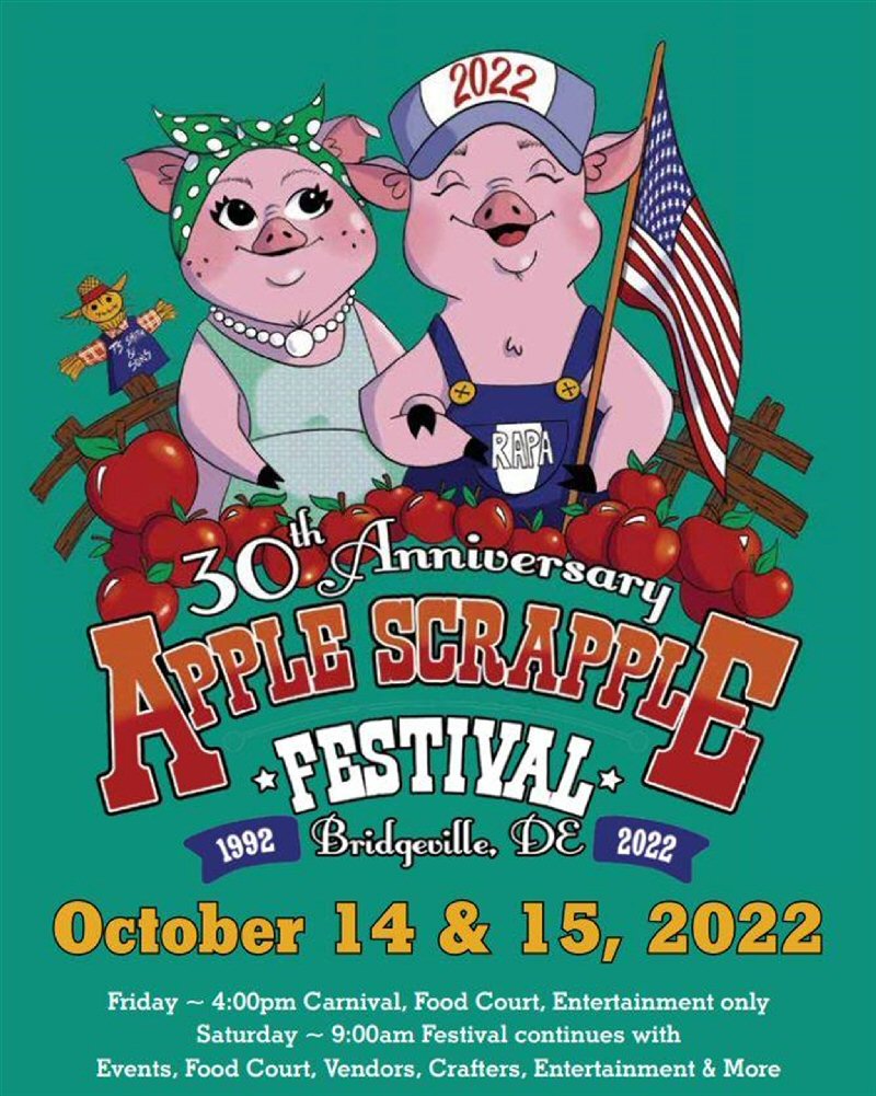 Apple Scrapple Festival Begins Today in Bridgeville WGMD