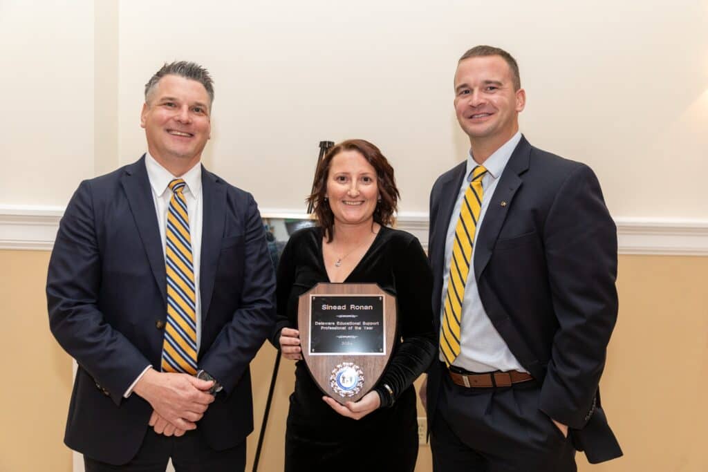 Delaware Educational Support Professional of the Year awards ceremony at the Modern Maturity Center in Dover, Del. This year’s winner is Sinead Ronan, Paraprofessional/Library specialist at Magnolia Middle School in the Caesar Rodney School District.