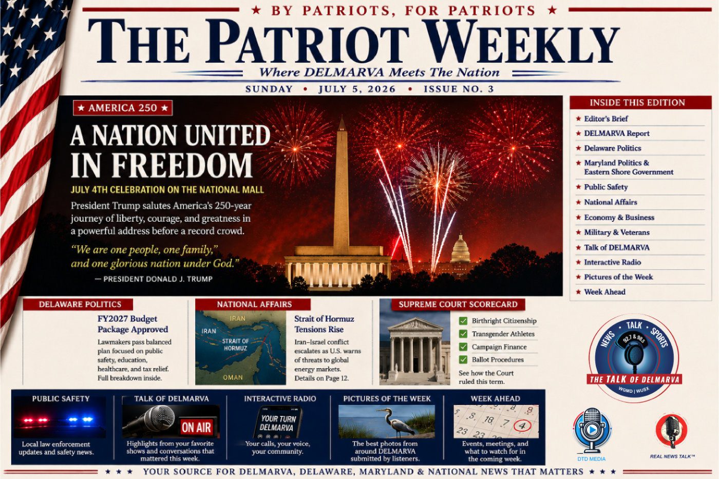 Cover of Patriot Weekly 20260705