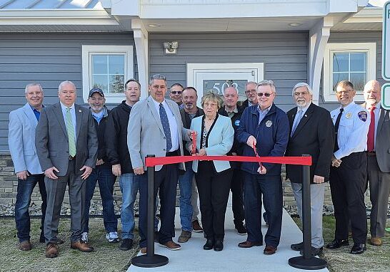 Front: Levy Court Vice President Robert Scott , Levy Court President Joanne Masten, Kent County Past President Terry Pepper, Kent County Past Vice President Allan Angel 
Back Row: Representative William Shannon Morris; County Administrator Kevin Sipple, Commissioner Jody Sweeney, Harrington Councilman Jack Stewart, Harrington Vice Mayor Darin Simpson, Commissioner Paul Hertz, Kent County Sheriff Norman Barlow, City of Harrington Mayor Frank Tolson, Public Safety Chief John Tinger, Senator David Lawson