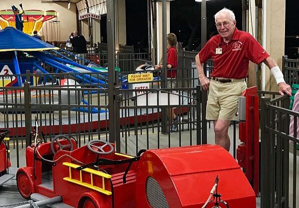 Al Fasnacht on Kiddie Row at Funland / Image courtesy Funland