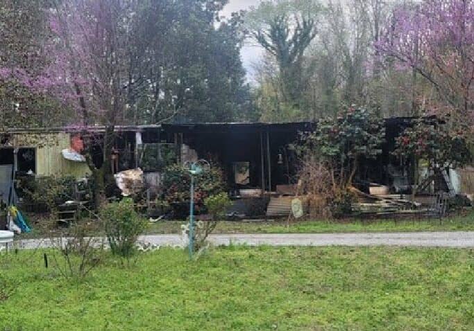 Wolf Road fire / Image courtesy MD State Fire Marshal