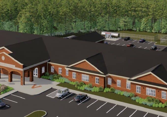 Rendering of MSP Berlin Barrack / Image courtesy State of Maryland