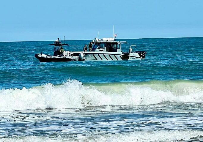 Search for missing swimmer in Ocean City / Image courtesy OCVFD