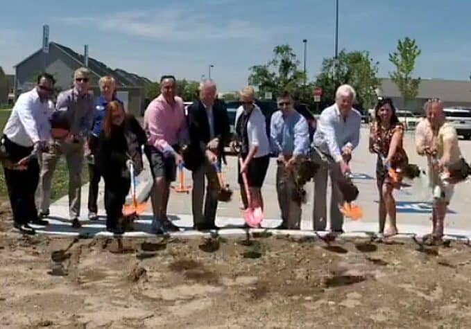 Groundbreaking for the new maintenance facility at the Lewes Transit Center.