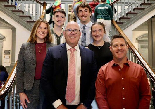 L-R: Front row: Senator Russ Huxtable and SCLA President Matt Farlow
Second row: Lifeguard Nicole Gibson and Lifeguard Logan Rhode
Third row: Lifeguard Konner Knarr and SCLA Treasurer Quinn Macauley