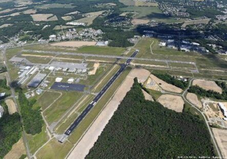 The rehabbed Runway 15/33, which reopened late May / Image courtesy Easton Airport
