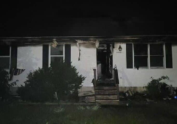 34733 Railroad Avenue, Pittsville / Image courtesy MD State Fire Marshal