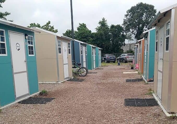 Springboard Collaborative Pallet Village in Georgetown/Image courtesy  WGMD/Joe Ciccanti