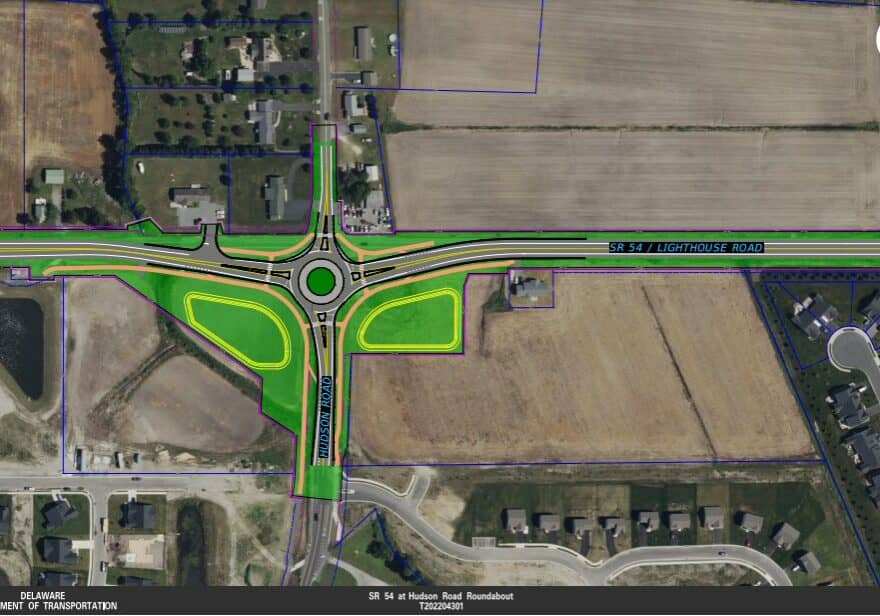 Proposed Route 54/Hudson Road Traffic Circle
