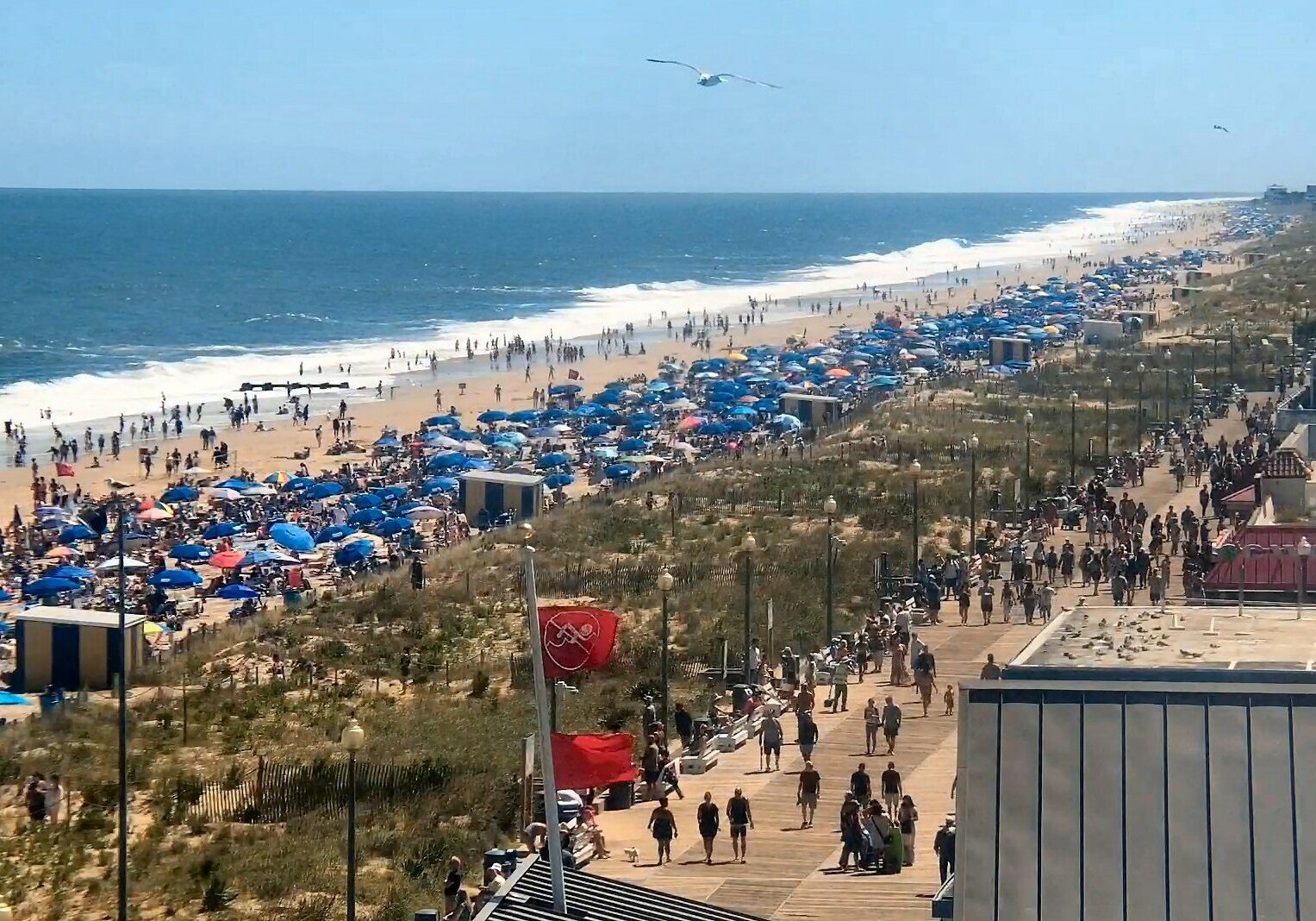 08-22-23 - RB-RedFlags-Beach