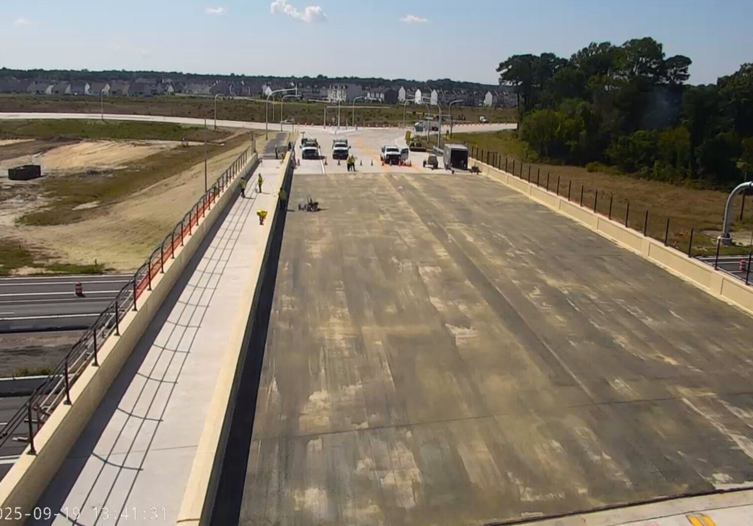 Route 113 Overpass for North Millsboro bypass on 09-19-25 / Image courtesy DelDOT