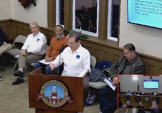 LittleLiving.org's Michele "Dr. Tiny" Williams speaks during Monday night's Georgetown Town Council meeting / Image courtesy of the Town of Georgetown