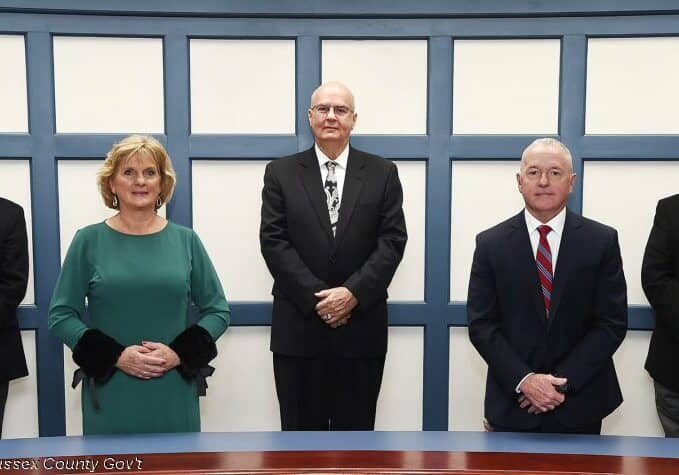 L-R:  Mark Schaeffer, Cindy Green, President Mike Vincent, Doug Hudson, Vice President John Rieley