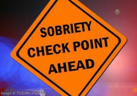 2025 SOBRIETY CHECKPOINT AHEAD-ORG SIGN
