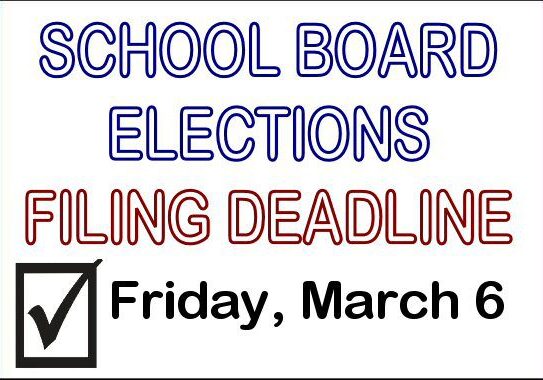 2025 School Bd Election -- Filing Deadline