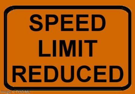 2025 Speed Limit Reduced