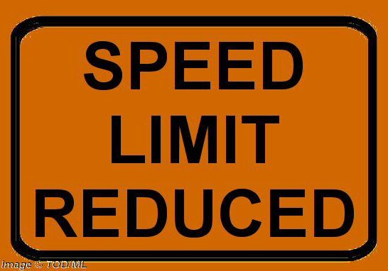 2025 Speed Limit Reduced