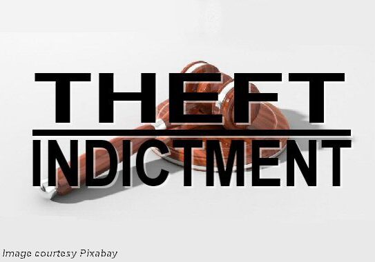 2025 Theft Indictment gavel