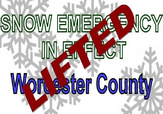 2025 Worc County - Snow Emergency Plan LIFTED