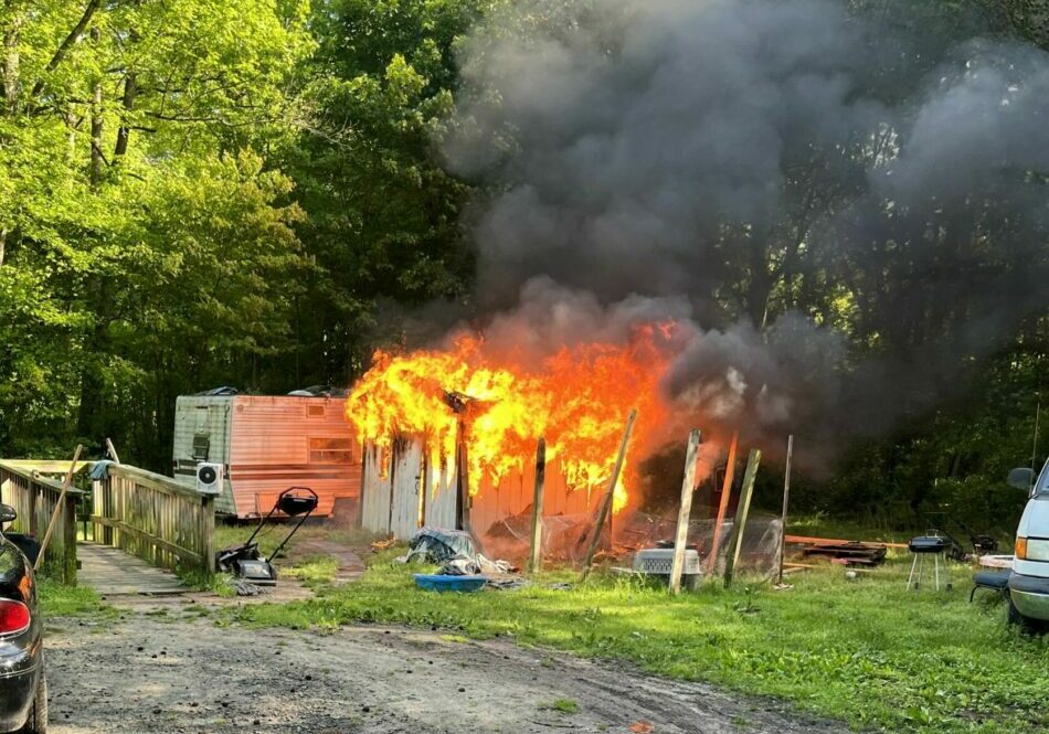 Fire, Mary Rd., May 19th- photo courtesy of Berlin Volunteer Fire Company