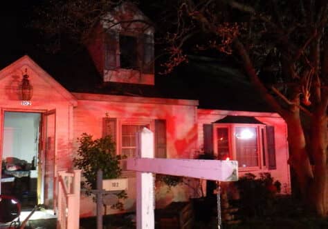Cambridge Md. Bed and Breakfast Fire (photo courtesy of Maryland State Fire Marshal's Office)