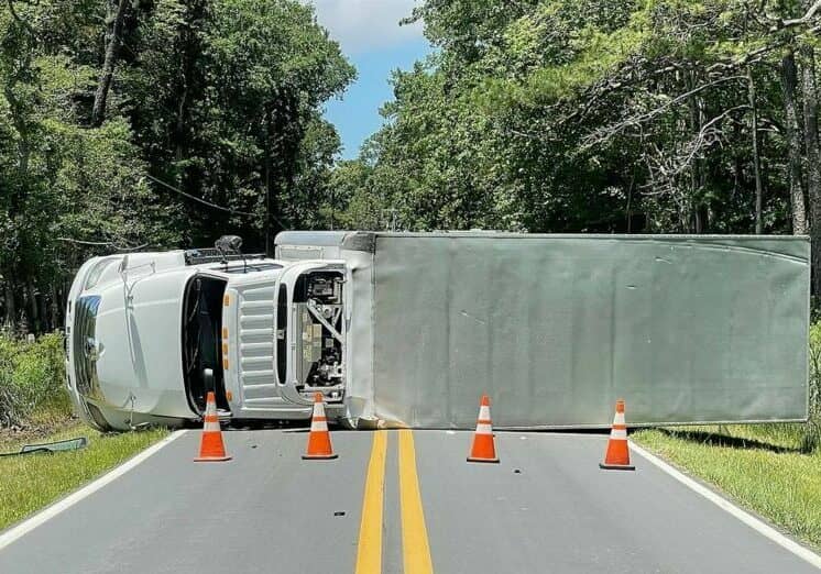 Camp Arrowhead Rd crash (Photo courtesy of Rehoboth Beach Vol. Fire Co., Chuck Snyder)