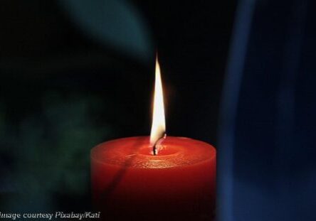 Candle-lit