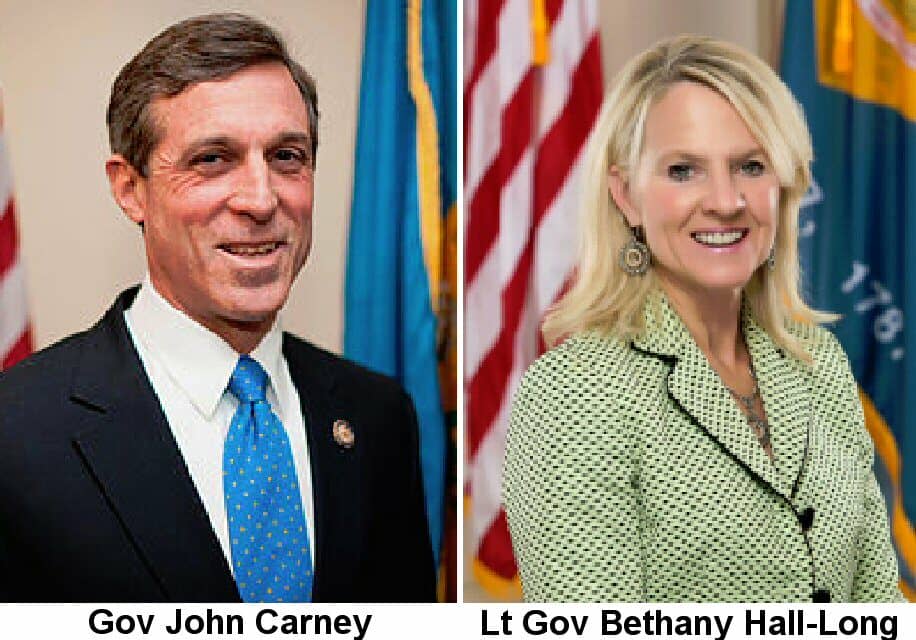 Gov John Carney-Lt Gov Bethany Hall-Long