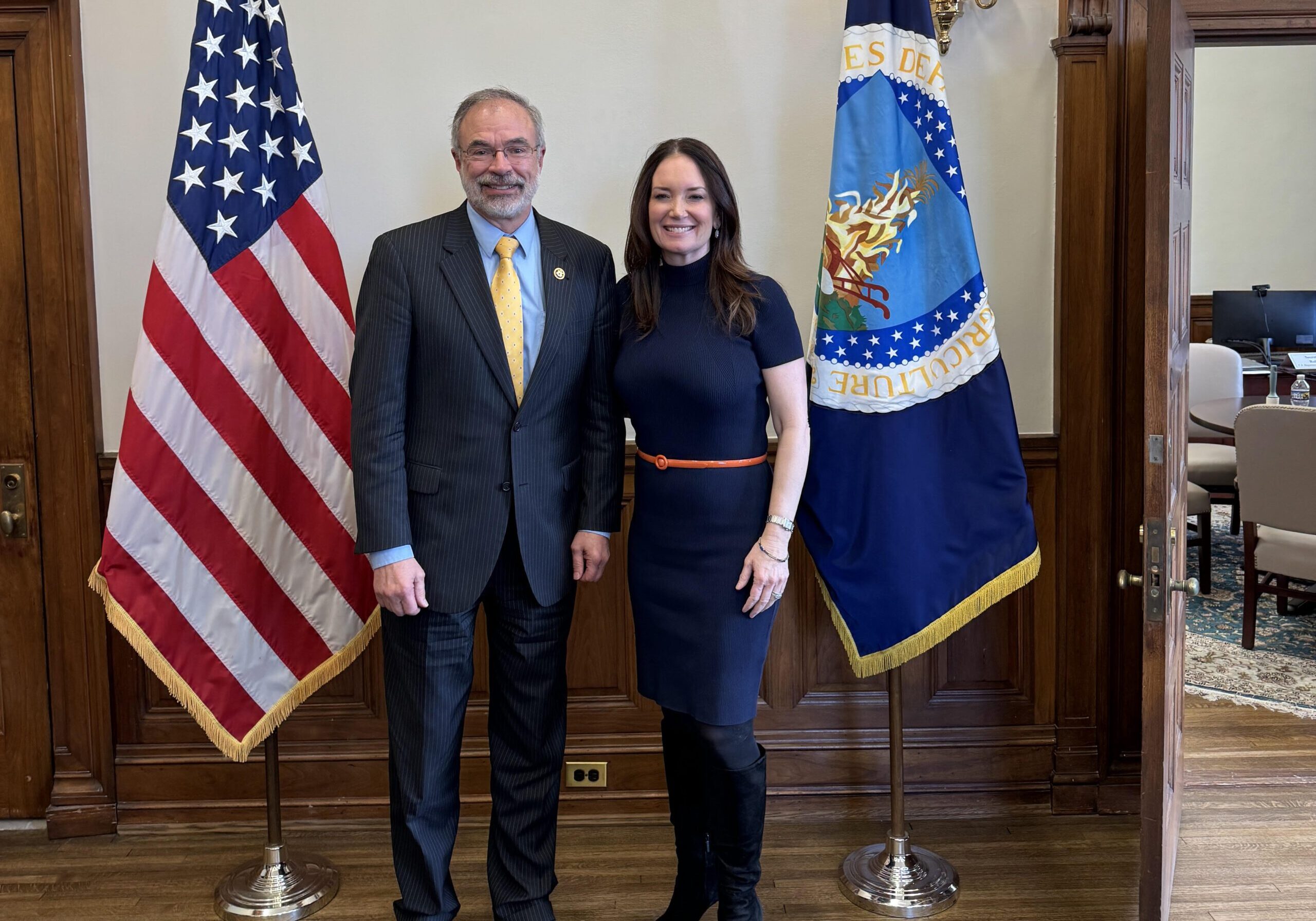 Congressman Harris and Brooke Rollins