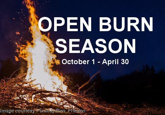 DE Open Burning Season