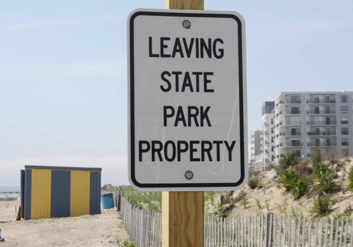 On the border between Rehoboth Beach and DNREC's Deauville. Image courtesy WGMD/Alan Henney