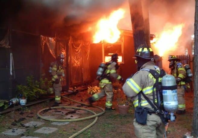 Dewey Beach fire photo, courtesy of Rehoboth Beach Volunteer Fire Company