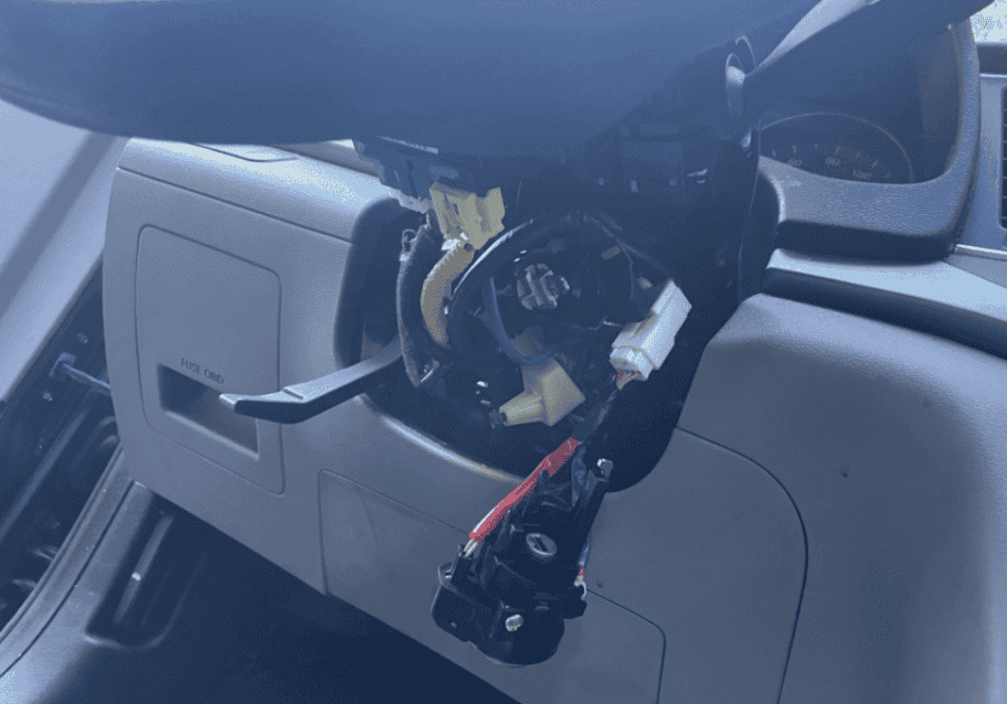 Dover vehicle theft damaged vehicle