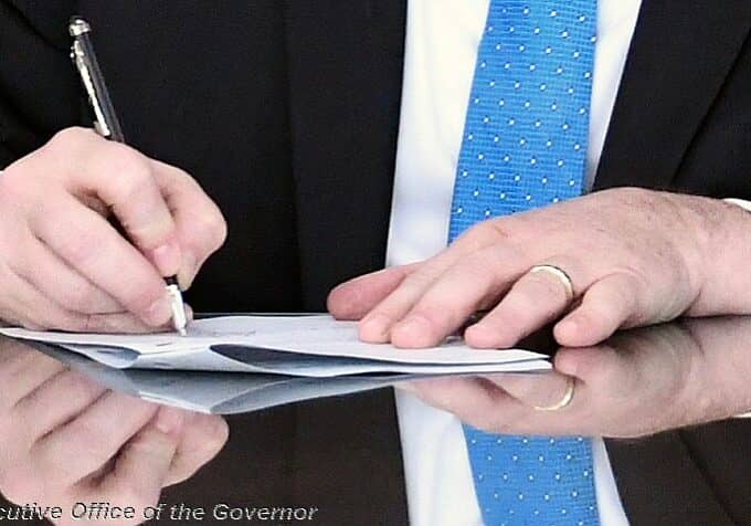 OLD  MD Gov Larry Hogan - Bill Signing
