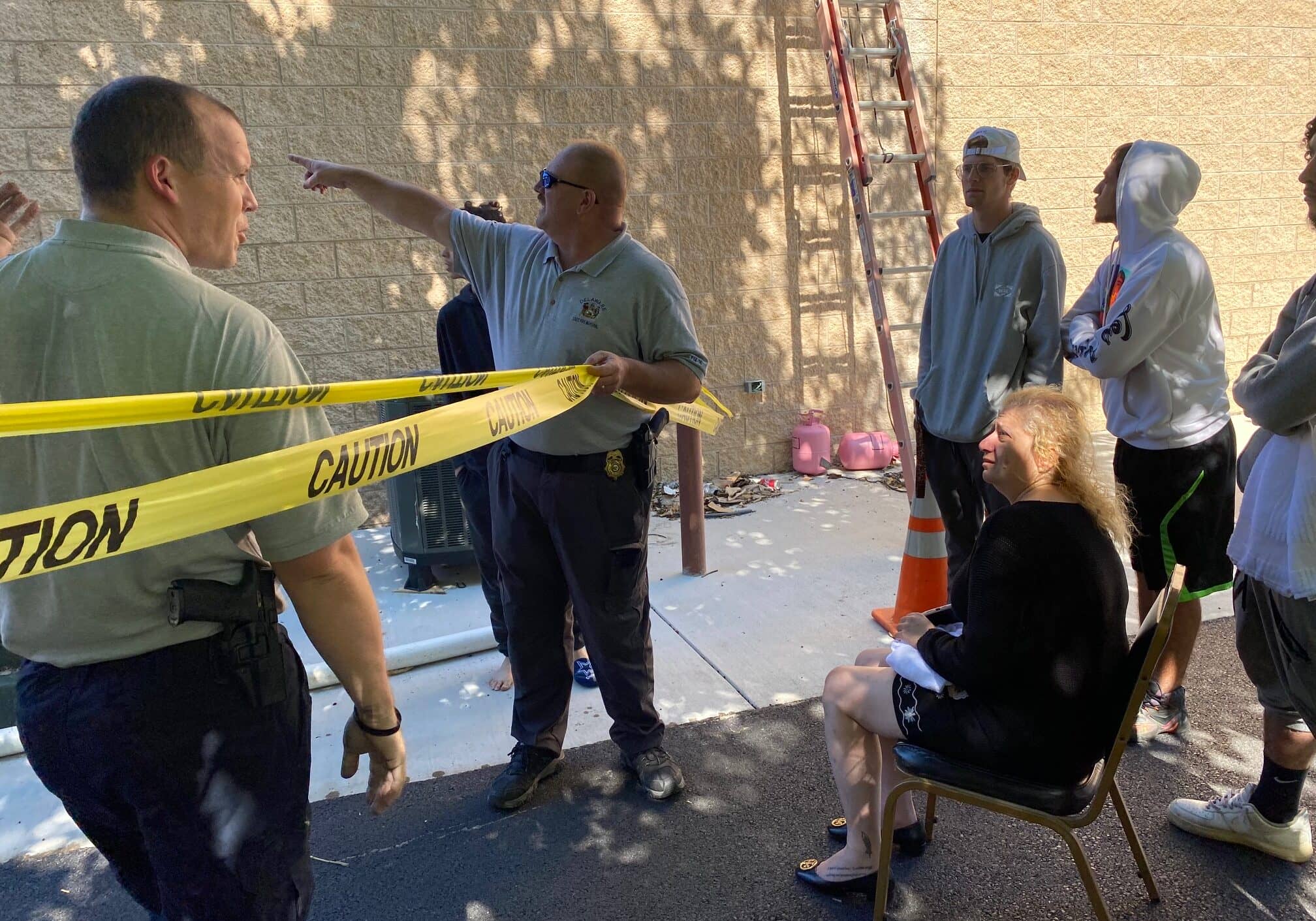 Milton fire Sept. 22nd (photo: WGMD's Walt Palmer)