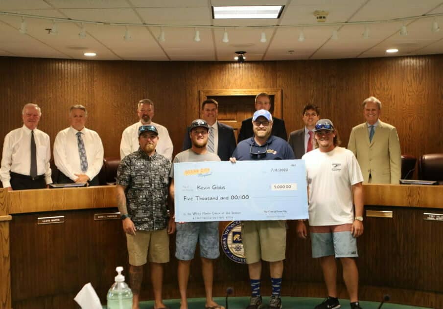 Photo courtesy of the Town of Ocean City - first White Marlin