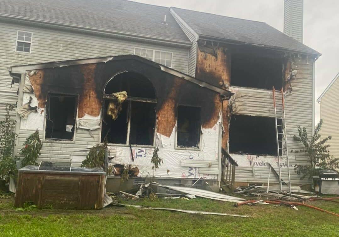 Photo courtesy of Magnolia Fire Company (house fire, Jonathan's Landing 10/25/2020)