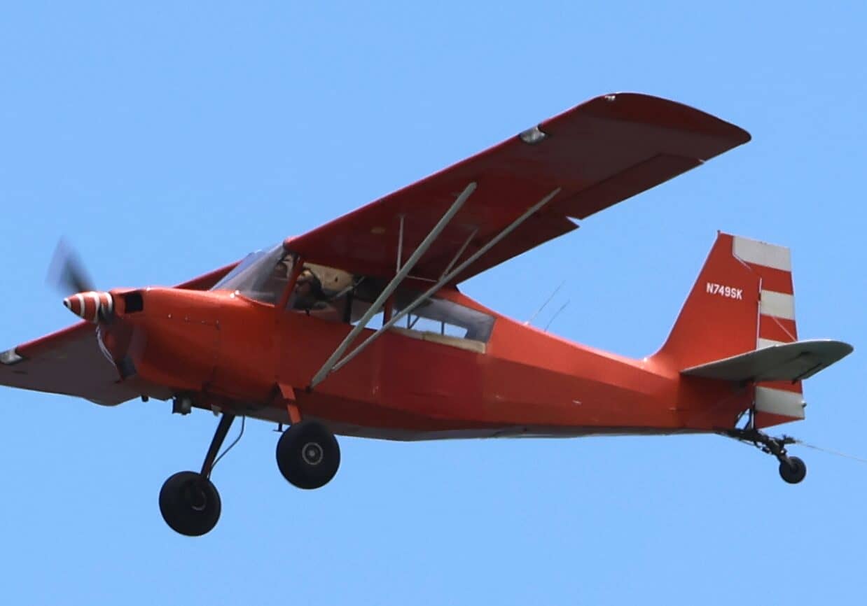This is an actual photo of the downed banner plane, N749SK, as it towed a banner over Rehoboth Beach on June 11.
It is a 1974 Bellanca 8GCBC registered to Ocean Aerial Ads. Image courtesy WGMD/Alan Henney